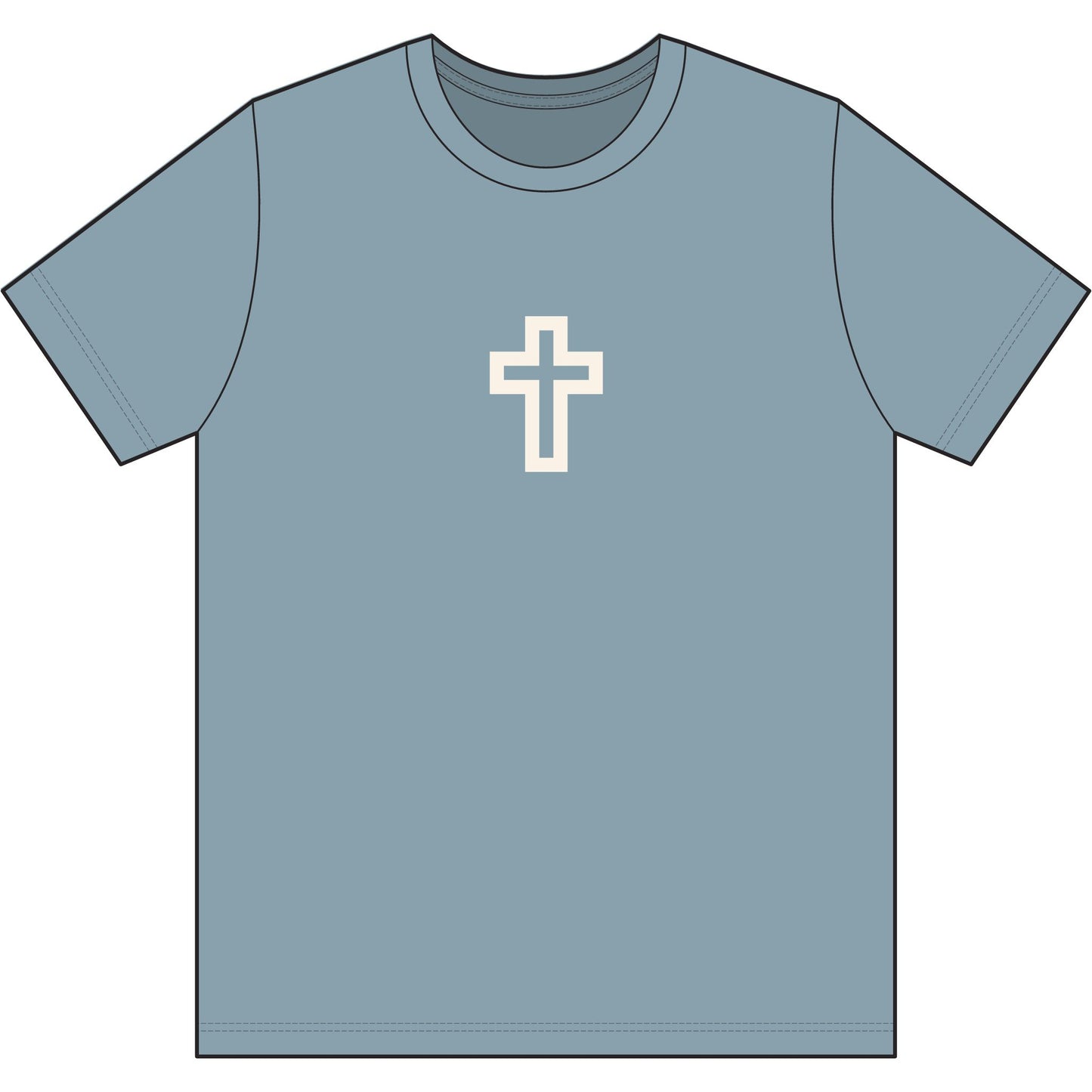 God Above All Cross T-Shirt — Christian Faith Graphic Tee