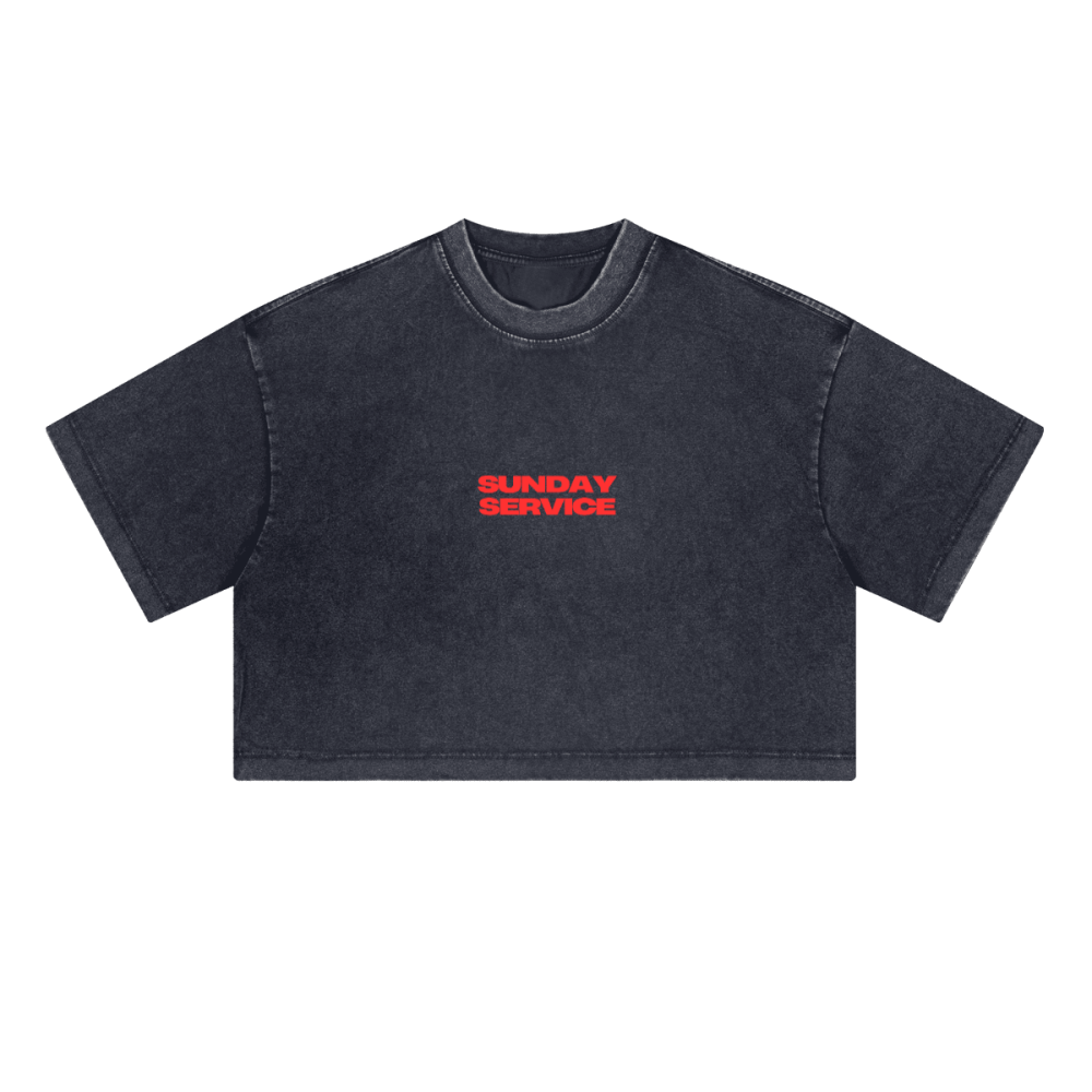 "Led by the Lord" Crop Tee