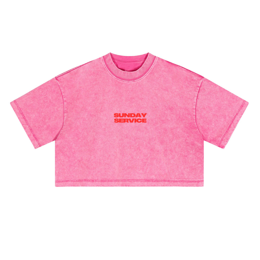 "Led by the Lord" Crop Tee