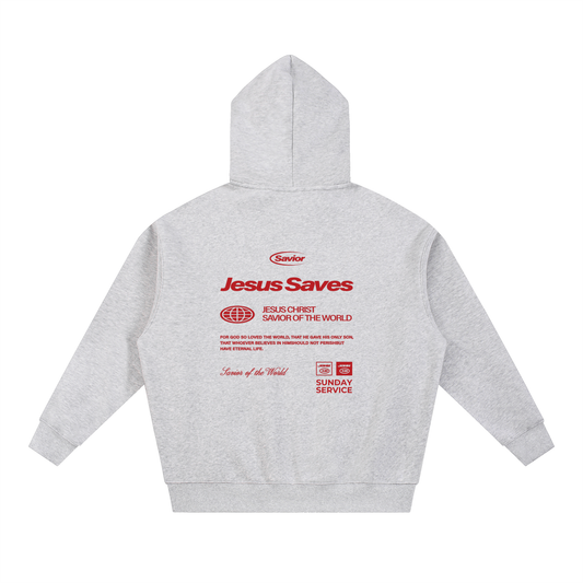 Essential Oversized Fleece Boxy Hoodie