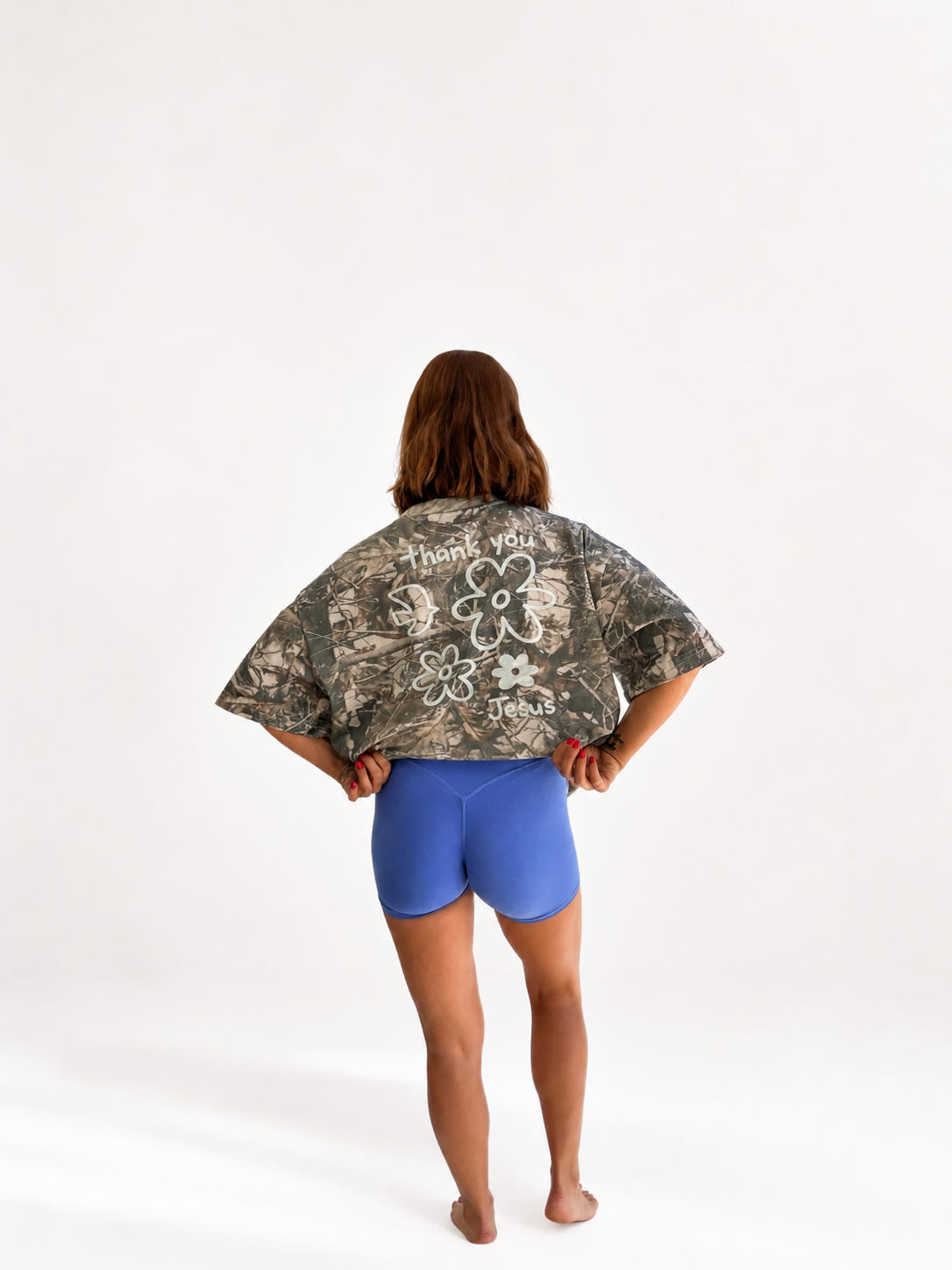 "Thank you Jesus" CAMO TEE
