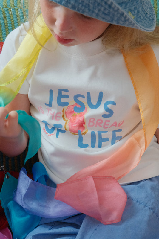 "Jesus is the bread of life" kids tee