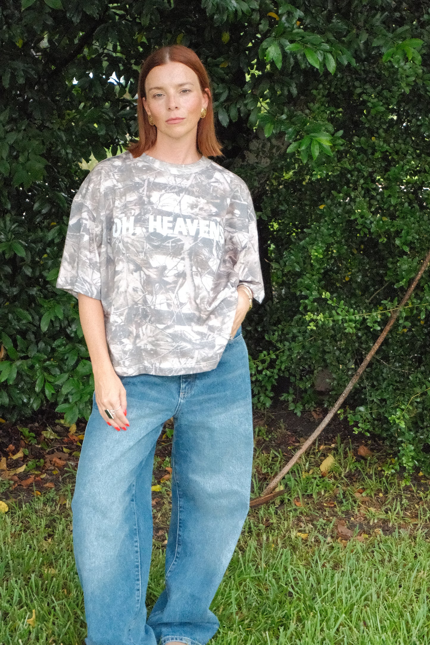 "Thank you Jesus" CAMO TEE
