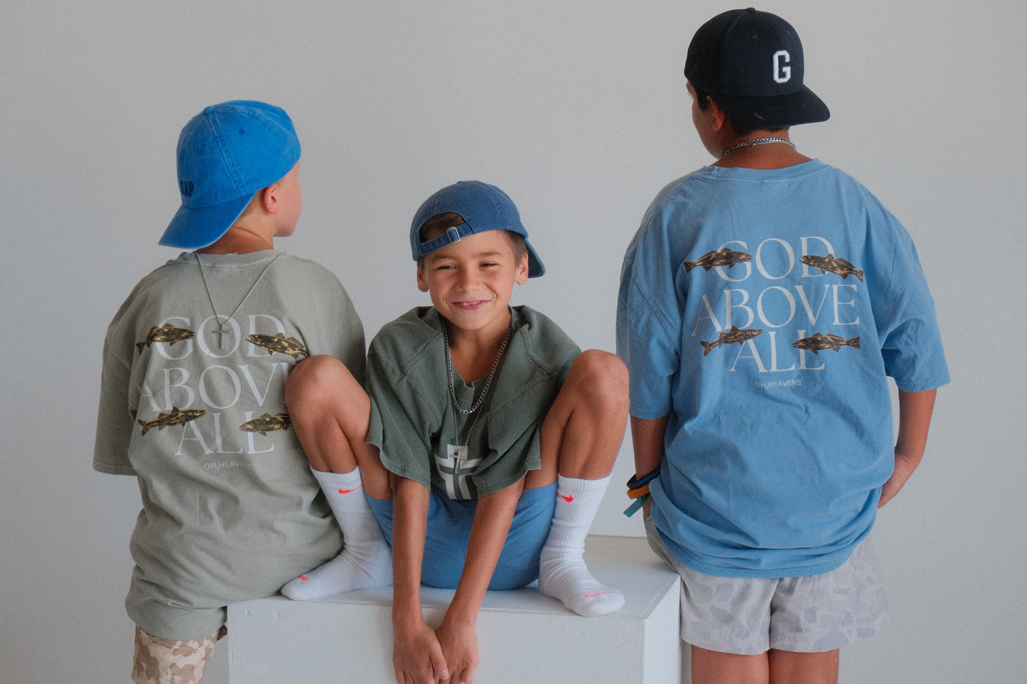 God Above All Cross T-Shirt — Christian Faith Graphic Tee