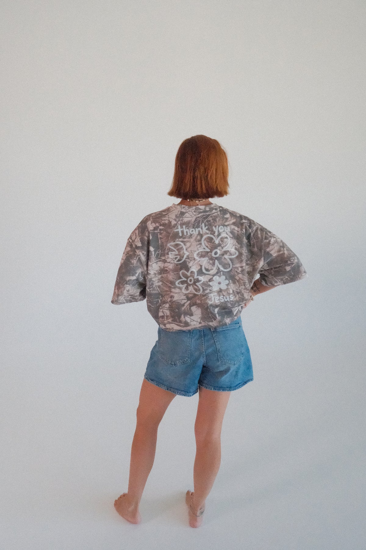 "Thank you Jesus" CAMO TEE