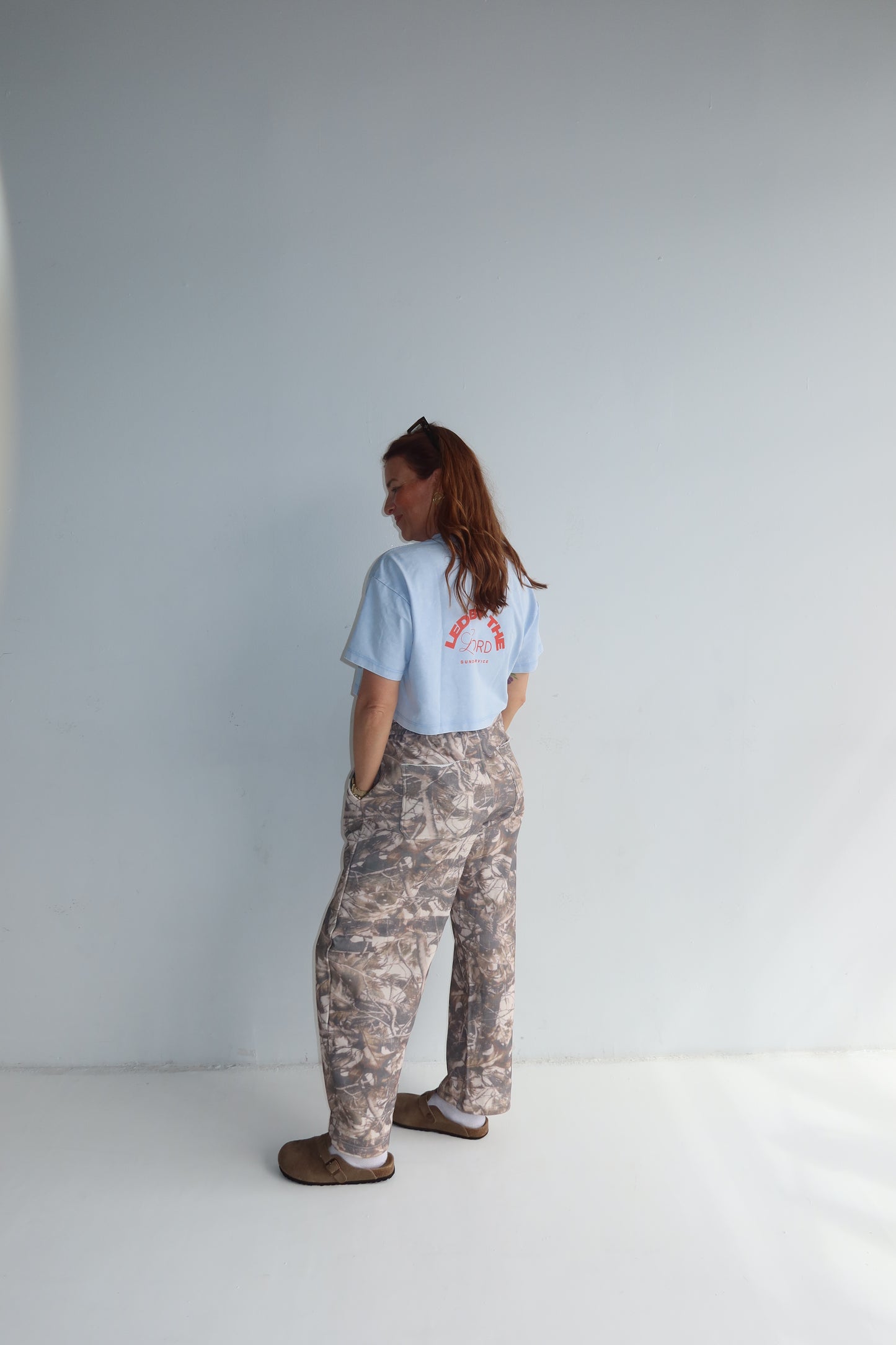 "Led by the Lord" Crop Tee