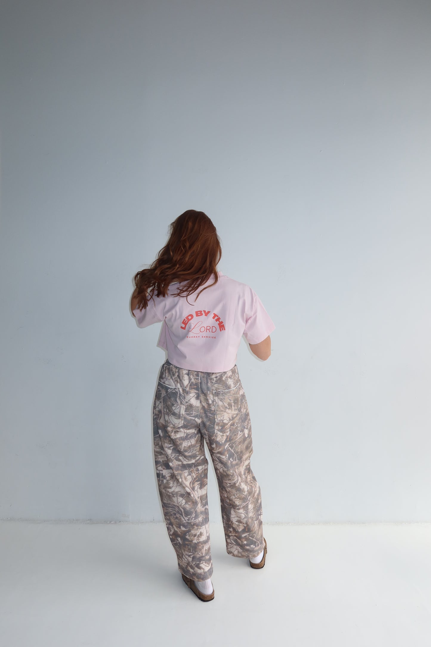 "Led by the Lord" Crop Tee